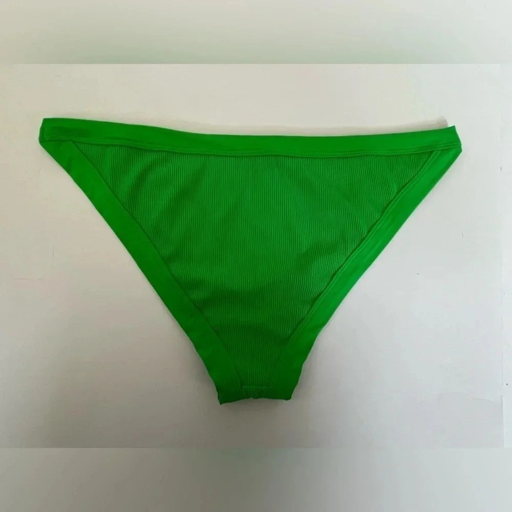 NWOT Green L*SPACE Bikini Bottom Swimwear Women Size XL - Picture 5 of 5